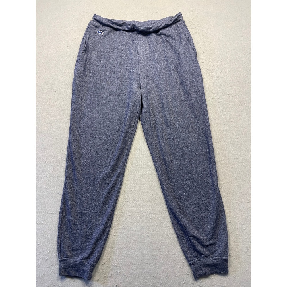 Lacoste Sleepwear Joggers Knit Blue Heather Large Mens